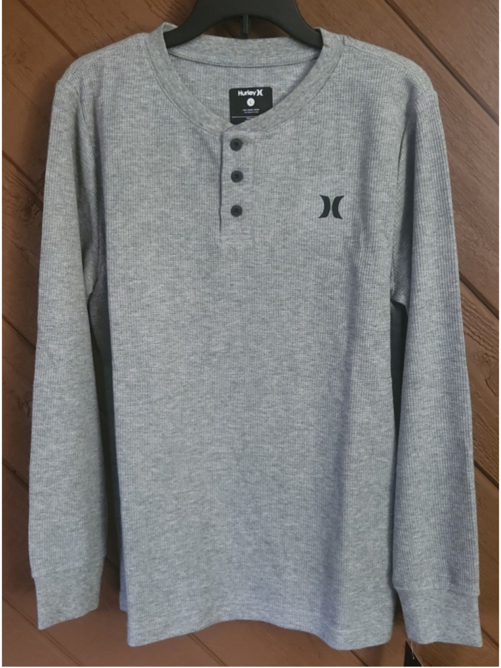 Boys Hurley long Sleeve top size Large